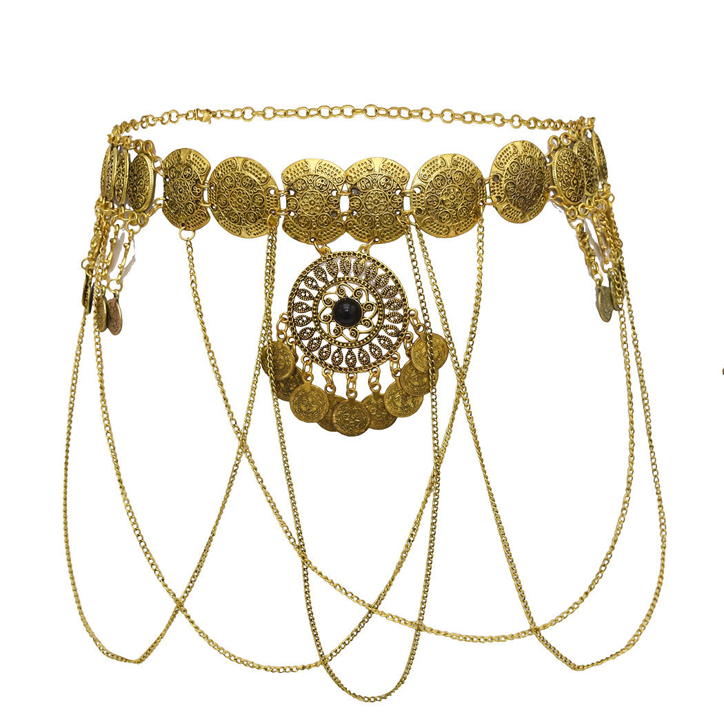 Ethnic Modern Fashion - Vintage Bohemian Ethnic Hollow Circular Coin