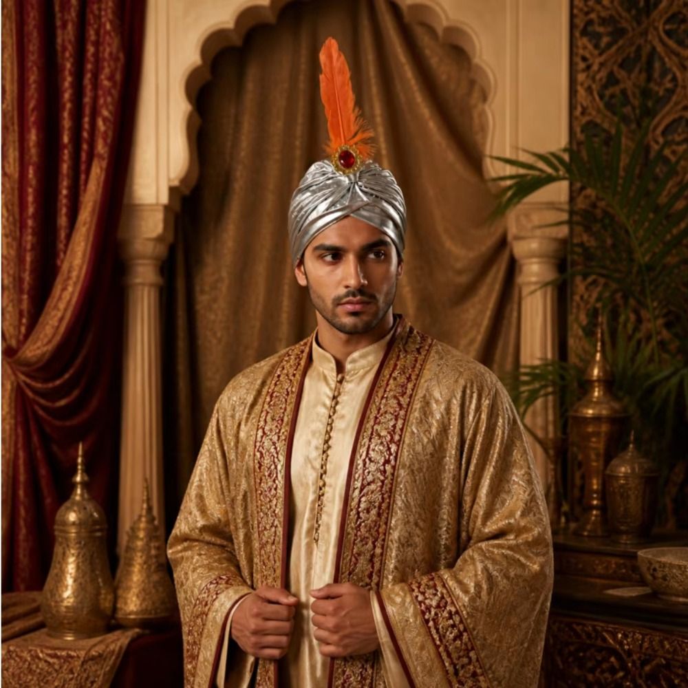 Dress Up Feather Turban Hat Ar - đánh giá và giá Ethnic Fashion India